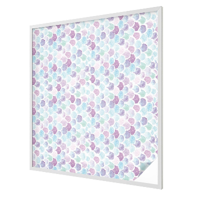 Puncte pastelate Folie geam intimitate model vitraliu