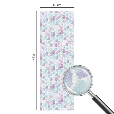 Puncte pastelate Folie geam intimitate model vitraliu