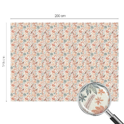 Aranjament floral Folie opacă geam cu model vitraliu