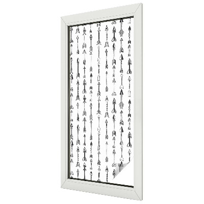 Săgeți geometrice Folie geam să nu se vadă din exterior