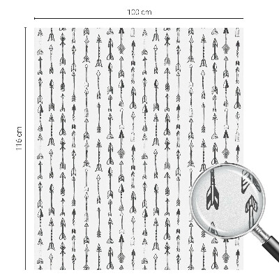 Săgeți geometrice Folie geam să nu se vadă din exterior