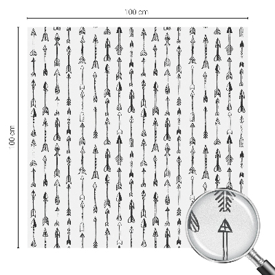 Săgeți geometrice Folie geam să nu se vadă din exterior