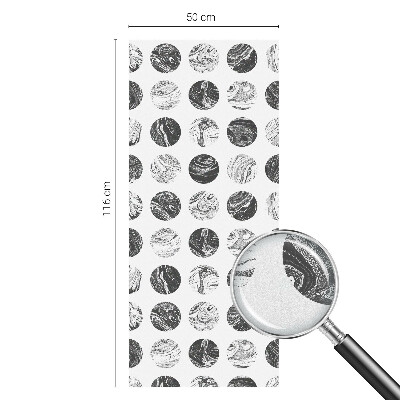 Eleganța marmurei Folie decorativă geam vitraliu