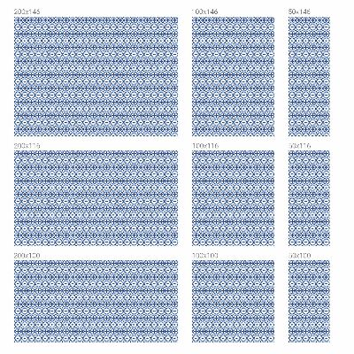 Mozaic albastru Folie geam intimitate model vitraliu