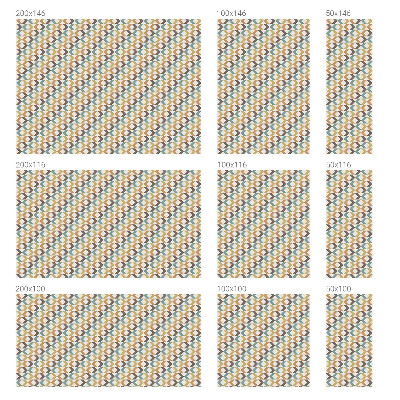 Romburi geometrice Folie opacă geam cu model vitraliu