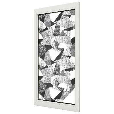 Figuri geometrice Folie geam intimitate model vitraliu