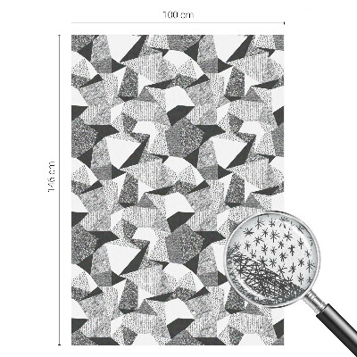 Figuri geometrice Folie geam intimitate model vitraliu