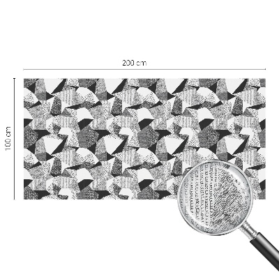 Figuri geometrice Folie geam intimitate model vitraliu