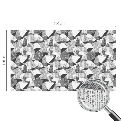 Figuri geometrice Folie geam intimitate model vitraliu