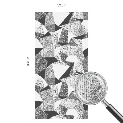 Figuri geometrice Folie geam intimitate model vitraliu