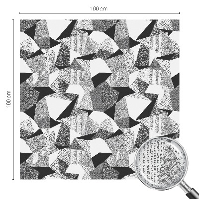 Figuri geometrice Folie geam intimitate model vitraliu