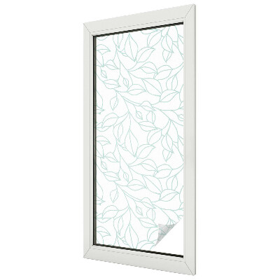 Frunze delicate Folie geam să nu se vadă din exterior