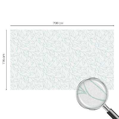 Frunze delicate Folie geam să nu se vadă din exterior