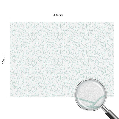 Frunze delicate Folie geam să nu se vadă din exterior