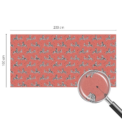 Motivul zebrei Folie geam să nu se vadă din exterior