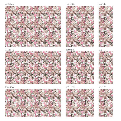 Flori pastelate Folie decorativă geam vitraliu