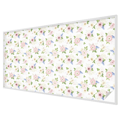 Model floral Folie opacă geam cu model vitraliu