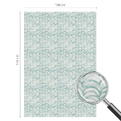 Val verde Folie geam intimitate model vitraliu