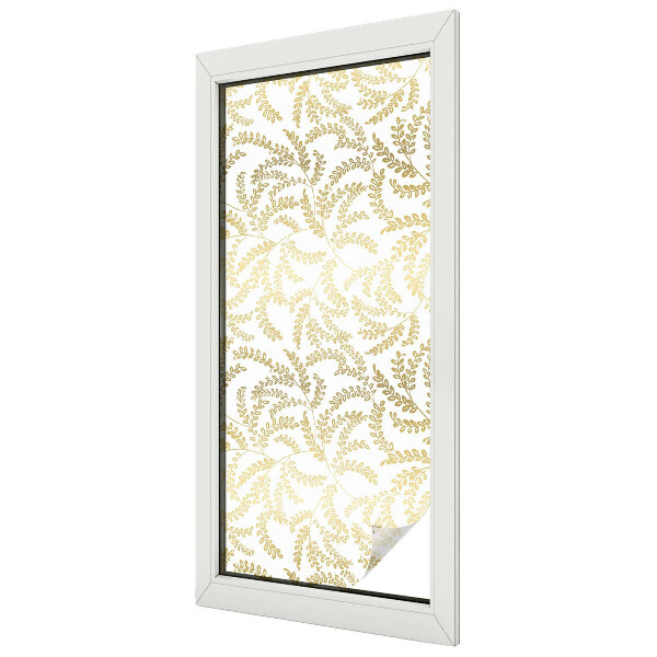 Modelul plantei Folie geam intimitate model vitraliu