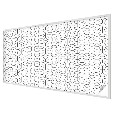 Cuburi geometrice Folie opacă geam cu model vitraliu