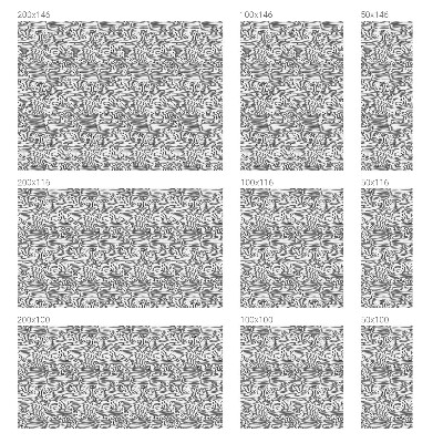 Linii de lemn Folie opacă geam cu model vitraliu