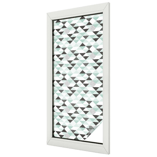 Modele triunghiulare Folie geam să nu se vadă din exterior