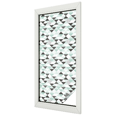 Modele triunghiulare Folie geam să nu se vadă din exterior