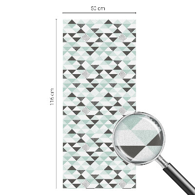 Modele triunghiulare Folie geam să nu se vadă din exterior