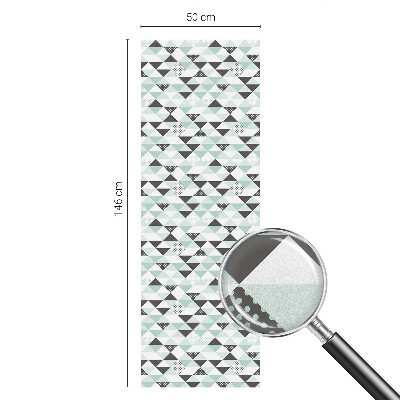 Modele triunghiulare Folie geam să nu se vadă din exterior