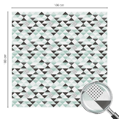 Modele triunghiulare Folie geam să nu se vadă din exterior