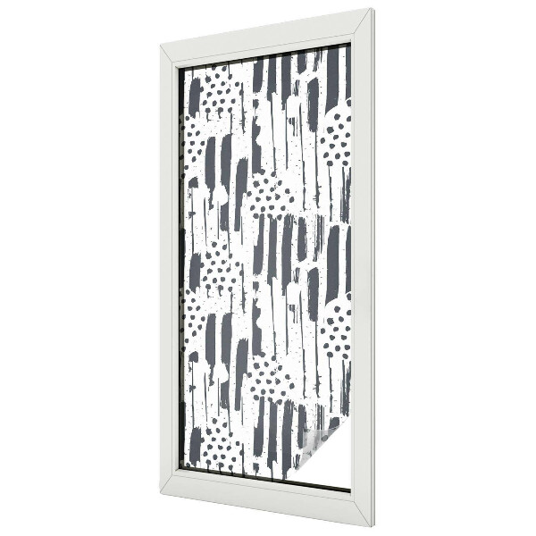 Dungi și puncte Folie opacă geam cu model vitraliu