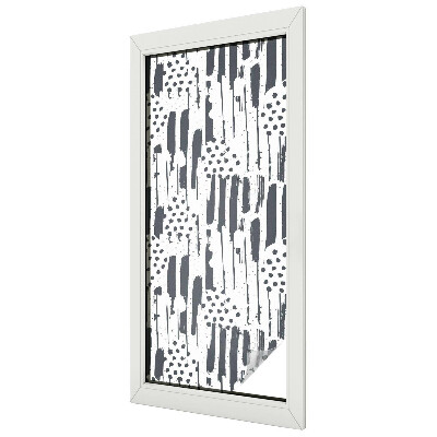 Dungi și puncte Folie opacă geam cu model vitraliu