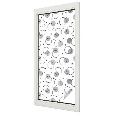 Roți gri Folie geam intimitate model vitraliu