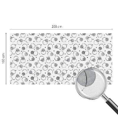 Roți gri Folie geam intimitate model vitraliu