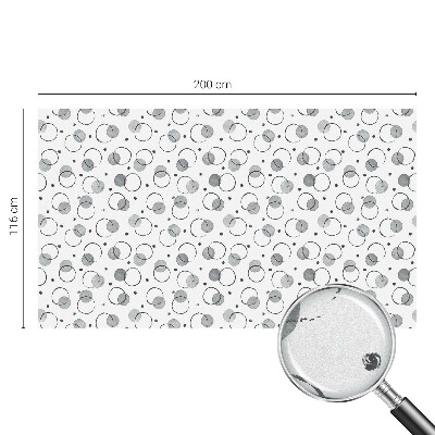 Roți gri Folie geam intimitate model vitraliu