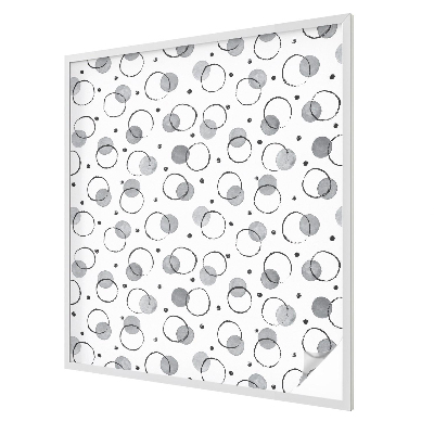 Roți gri Folie geam intimitate model vitraliu