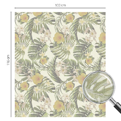 Temă tropicală Folie autocolantă geam