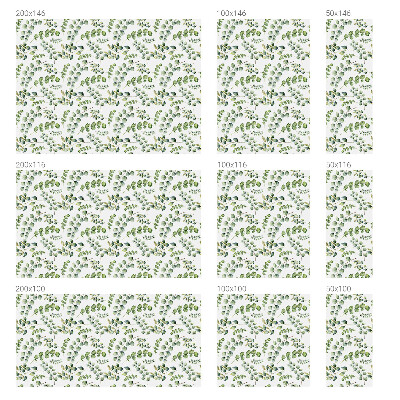 Frunze botanice Folie decorativă geam vitraliu