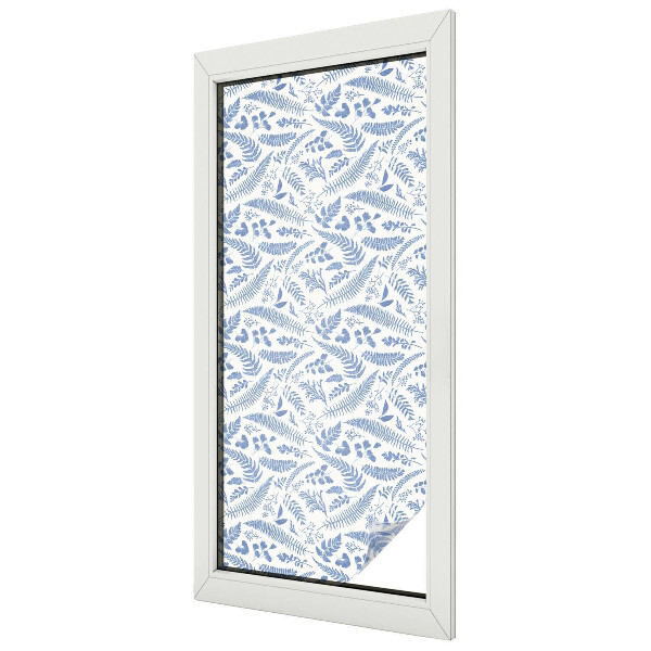 Frunze de ferigă Folie geam intimitate model vitraliu