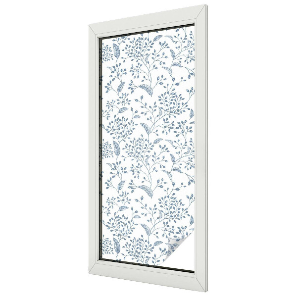 Motiv vegetal Folie geam să nu se vadă din exterior