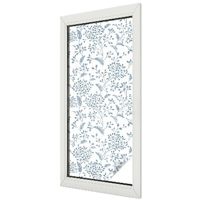Motiv vegetal Folie geam să nu se vadă din exterior