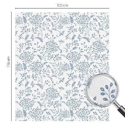 Motiv vegetal Folie geam să nu se vadă din exterior