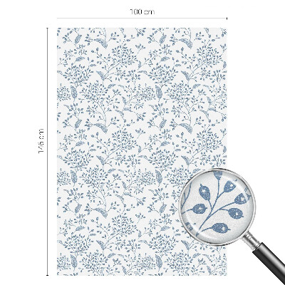 Motiv vegetal Folie geam să nu se vadă din exterior