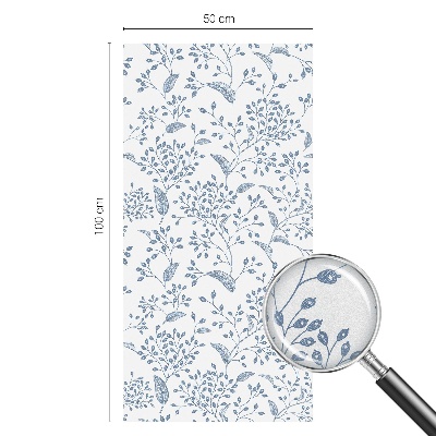 Motiv vegetal Folie geam să nu se vadă din exterior