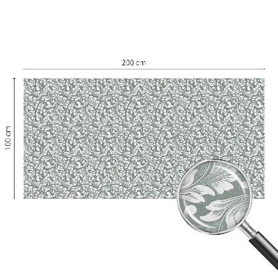 Eleganță frunzișoasă Folie opacă geam cu model vitraliu