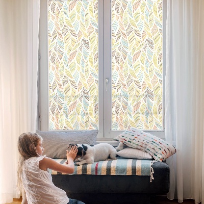 Pene de curcubeu Folie geam intimitate model vitraliu