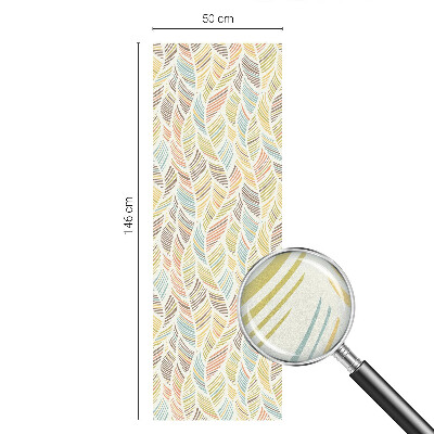 Pene de curcubeu Folie geam intimitate model vitraliu