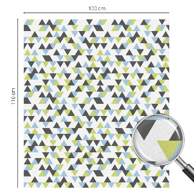 Triunghiuri geometrice Folie autocolantă geam