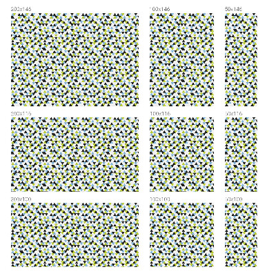 Triunghiuri geometrice Folie autocolantă geam