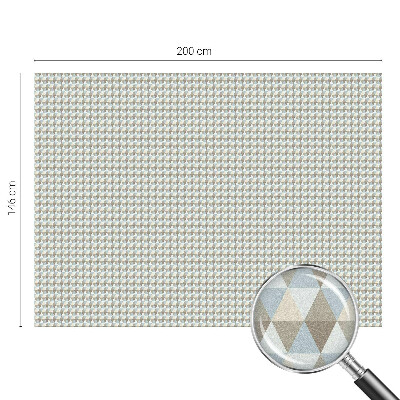 Triunghiuri geometrice Folie opacă geam cu model vitraliu